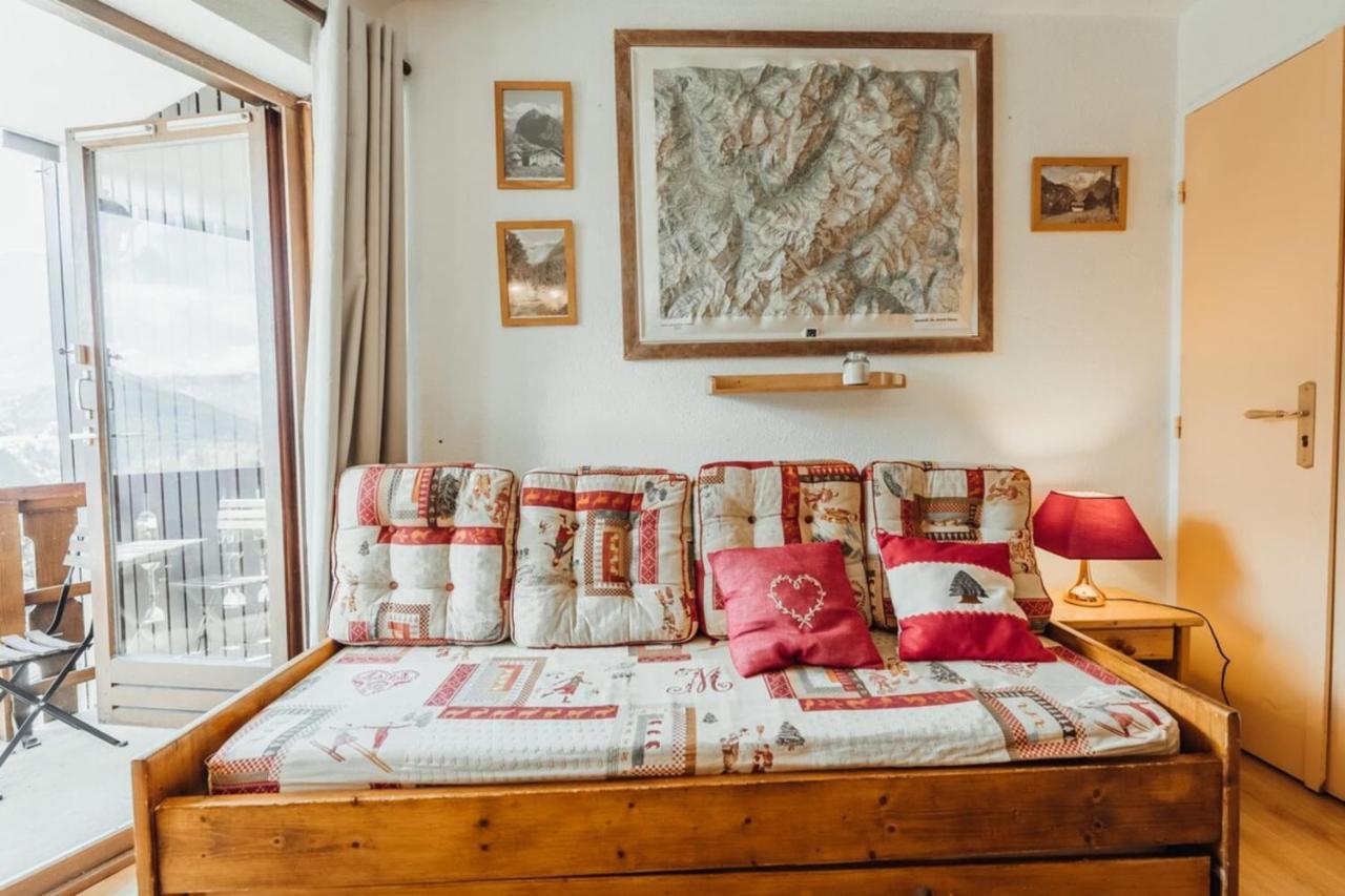 Apartmán Furnished Studio At The Foot Of The Slopes With A Balcony & Mountains View Saint-Gervais-les-Bains Exteriér fotografie